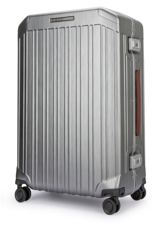 TROLLEY MEDIO 4 RUOTE IN POLICARBONATO E PELLE PIQUADRO (BV4427PQLM)