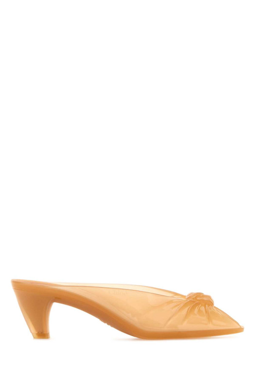 Orange rubber ChloÃ© Jelly mules CHLOE (CH26U17ORQ)