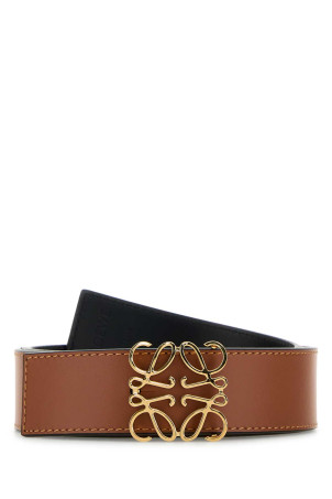 Caramel leather reversible Anagram belt LOEWE (E821Z20X02)