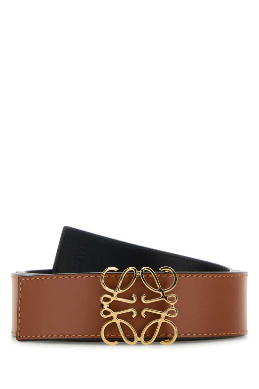 Caramel leather reversible Anagram belt LOEWE (E821Z20X02)