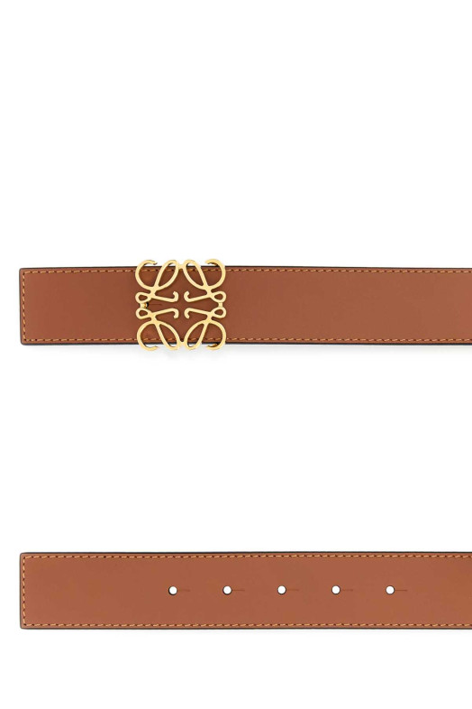 Caramel leather reversible Anagram belt LOEWE (E821Z20X02)