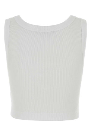 White cotton tank top Multicolor DOLCE & GABBANA (F8W42TFU7AV)