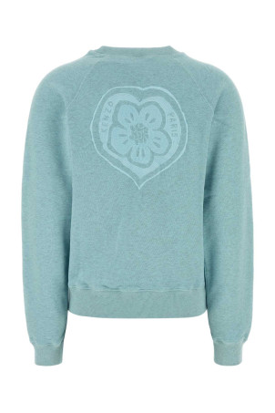 Melange light-blue cotton sweatshirt KENZO (FG52SW2104MJ)