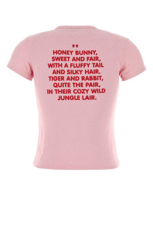 Pink cotton t-shirt KENZO (FG52TS2224SK)