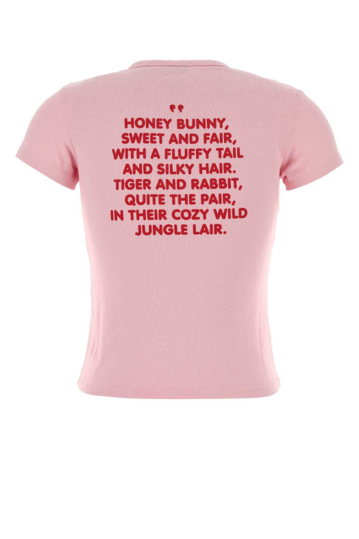 Pink cotton t-shirt KENZO (FG52TS2224SK)