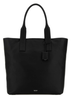 Black leather shopping bag TOM FORD (H0738LCL606Y)