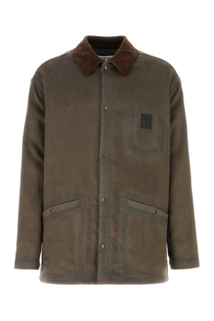 Khaki viscose blend jacket LOEWE (H526Y02WDO)