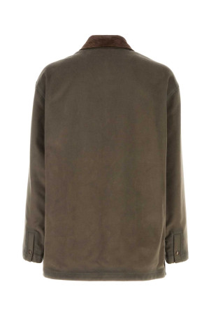 Khaki viscose blend jacket LOEWE (H526Y02WDO)