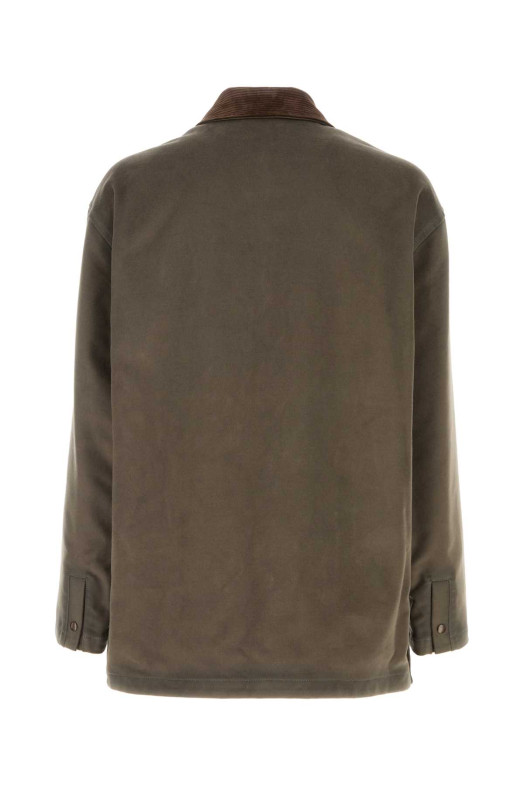 Khaki viscose blend jacket LOEWE (H526Y02WDO)