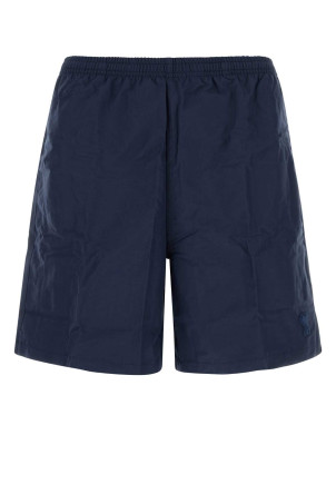 Navy blue nylon swimming shorts AMI (HBW318PA0027)
