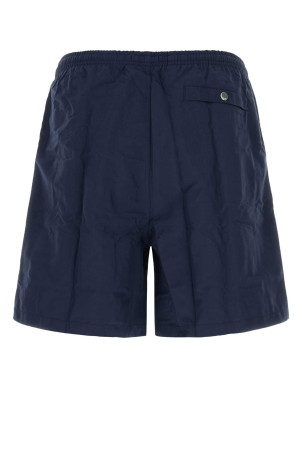 Navy blue nylon swimming shorts AMI (HBW318PA0027)