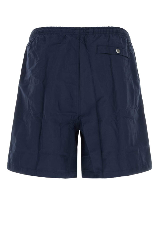 Navy blue nylon swimming shorts AMI (HBW318PA0027)