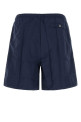Navy blue nylon swimming shorts AMI (HBW318PA0027)