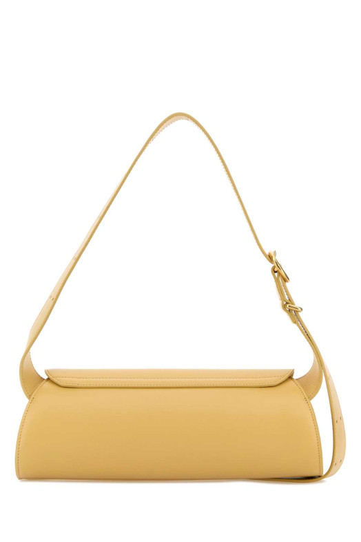 Маленькая сумка через плечо Cannolo из желтой кожи JIL SANDER (J07WD0023P4840)