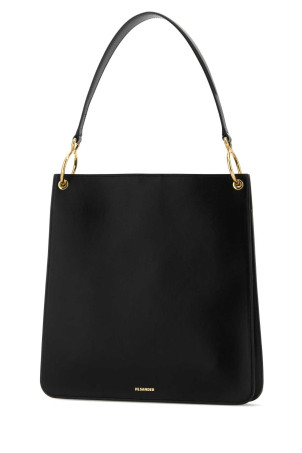 Черная кожаная сумка через плечо Otto от JIL SANDER (J08ZH0094P9050)