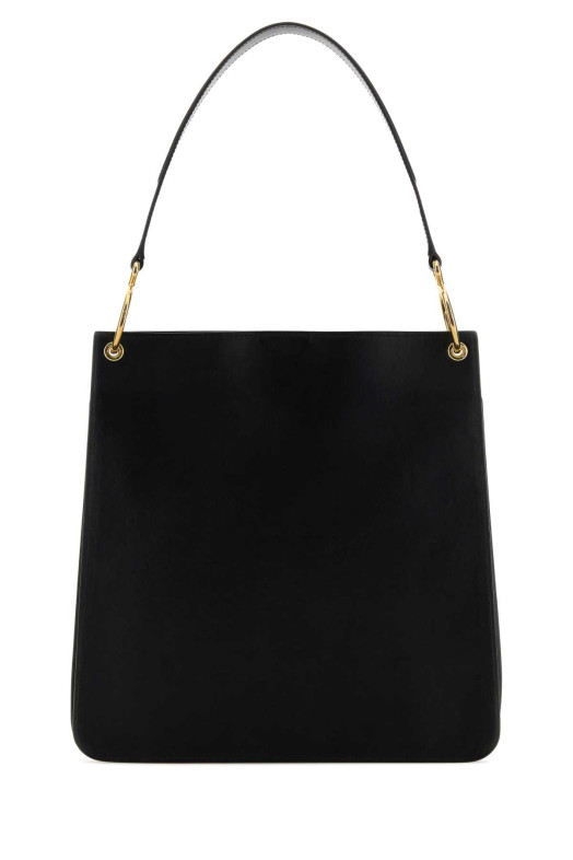 Черная кожаная сумка через плечо Otto от JIL SANDER (J08ZH0094P9050)