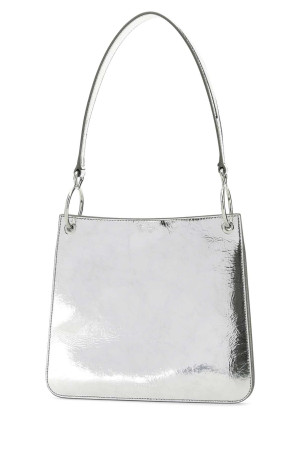Silver leather Otto shoulder bag JIL SANDER (J08ZH0095P9047)