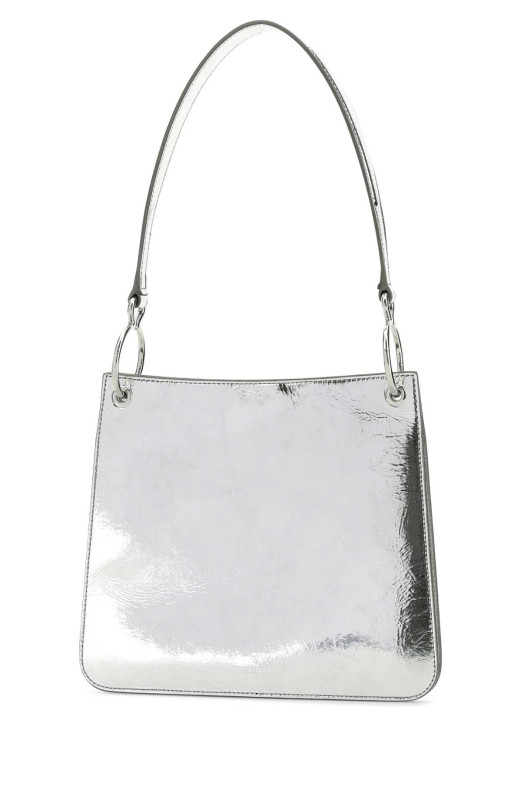 Silver leather Otto shoulder bag JIL SANDER (J08ZH0095P9047)