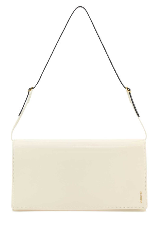 Средняя сумка через плечо из белой кожи JIL SANDER (J08ZH0099P9054)