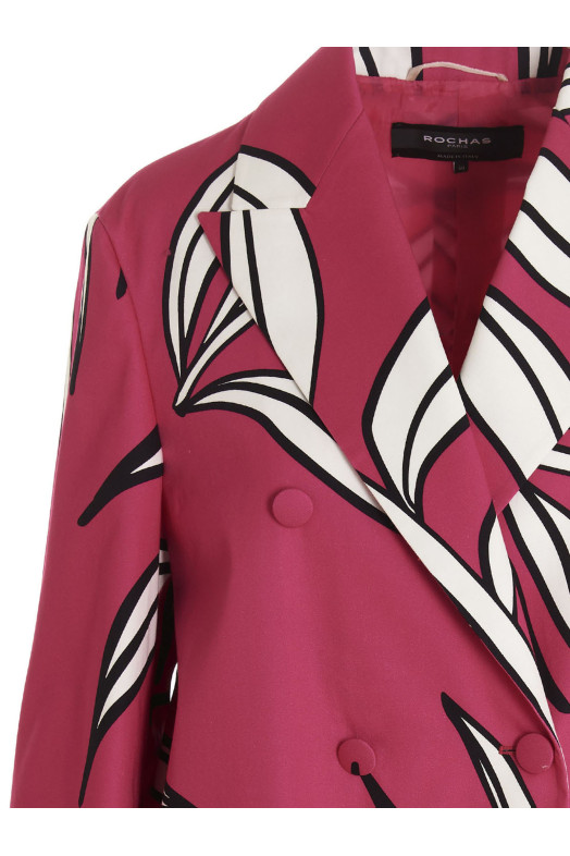 Блейзер з квітковим принтом Fuchsia ROCHAS (ROWW15014ARW150X673)