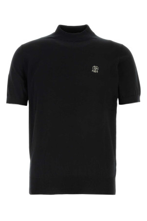 Black knit t-shirt BRUNELLO CUCINELLI (M29800104)