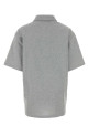 Grey cotton blend oversize polo shirt MIU MIU (MML05KSOOO19PM)
