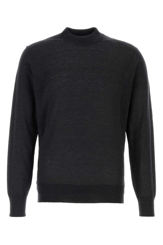 Slate silk blend sweater BRUNELLO CUCINELLI (MNB805414)