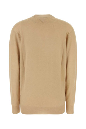 Beige cashmere cardigan PRADA (P25M95SOOO15HV)