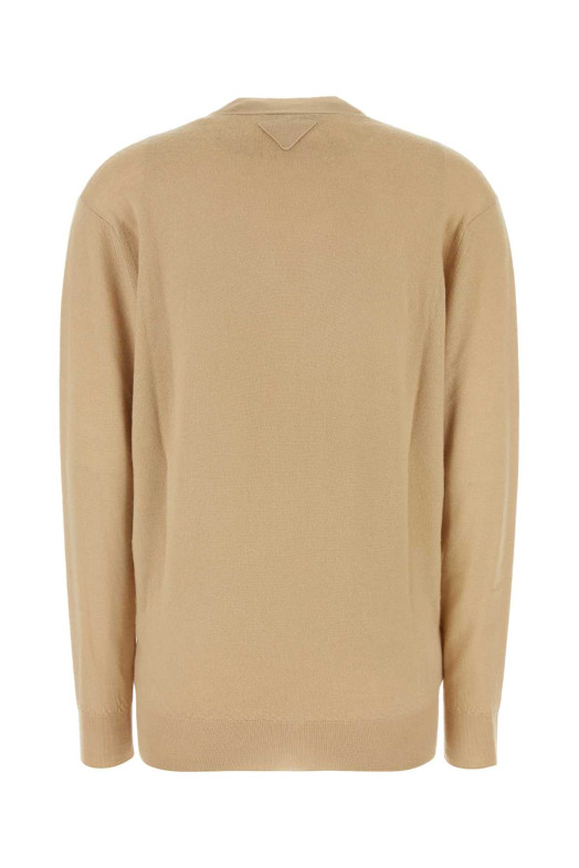 Beige cashmere cardigan PRADA (P25M95SOOO15HV)