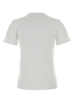 White cotton t-shirt MAISON KITSUNE (PW00115KJ7026)
