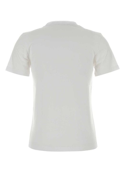 White cotton t-shirt MAISON KITSUNE (PW00115KJ7026)