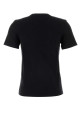 Black cotton t-shirt MAISON KITSUNE (PW00115KJ7026)