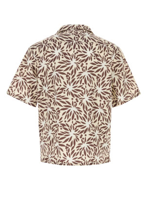 Printed cotton blend shirt PRADA (UCS414SUMO19GY)