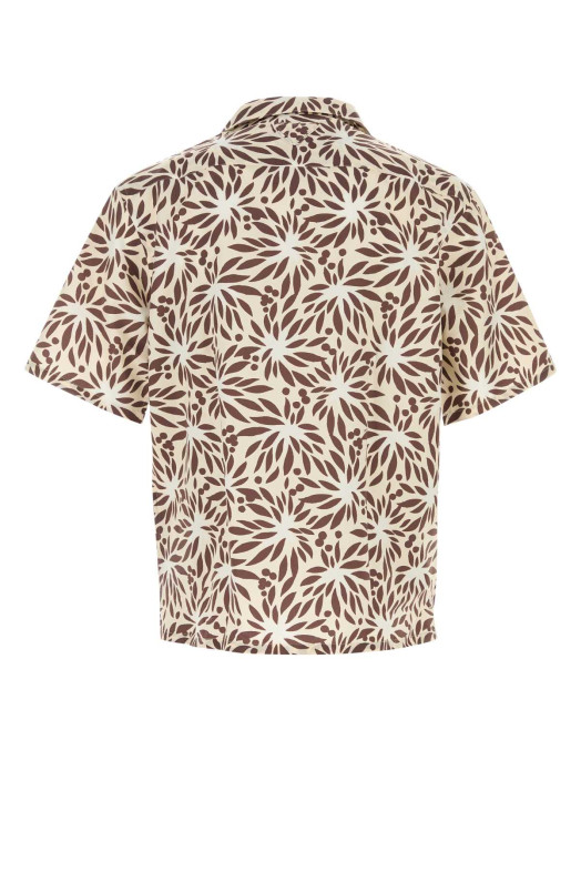 Printed cotton blend shirt PRADA (UCS414SUMO19GY)