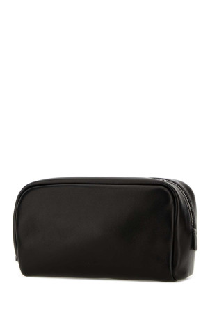 Black leather Astra beauty case THE ROW (W2009L117)