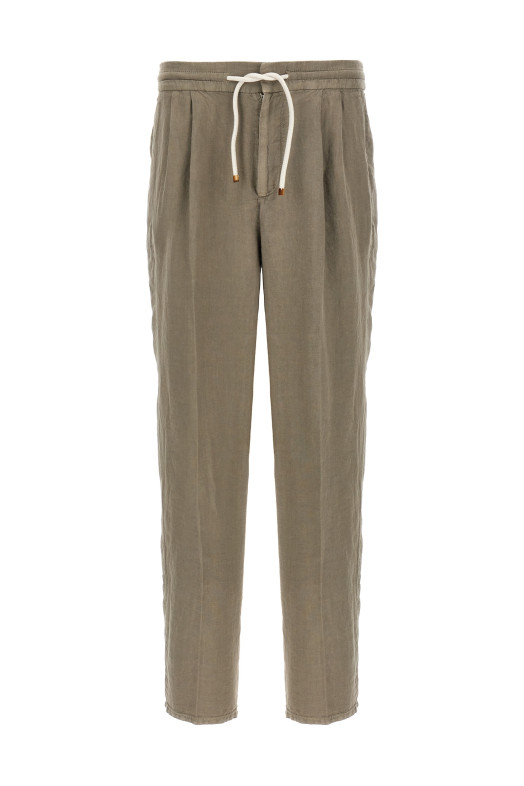 Linen trousers Green