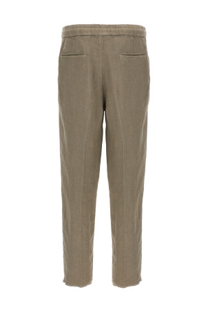 Linen trousers Green