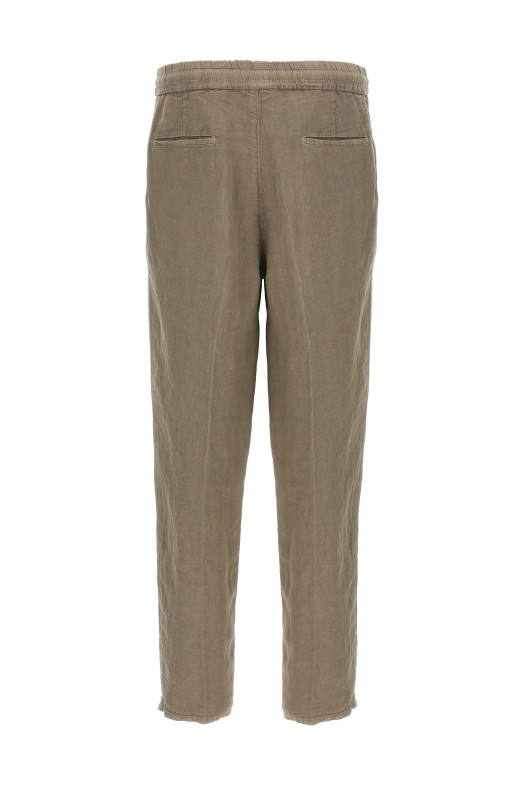Linen trousers Green