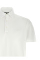 Piqué cotton polo shirt White