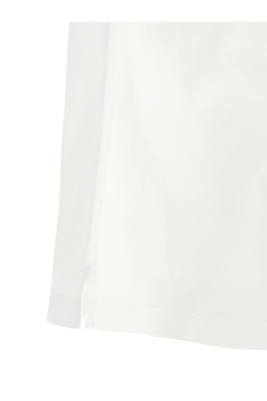 Piqué cotton polo shirt White