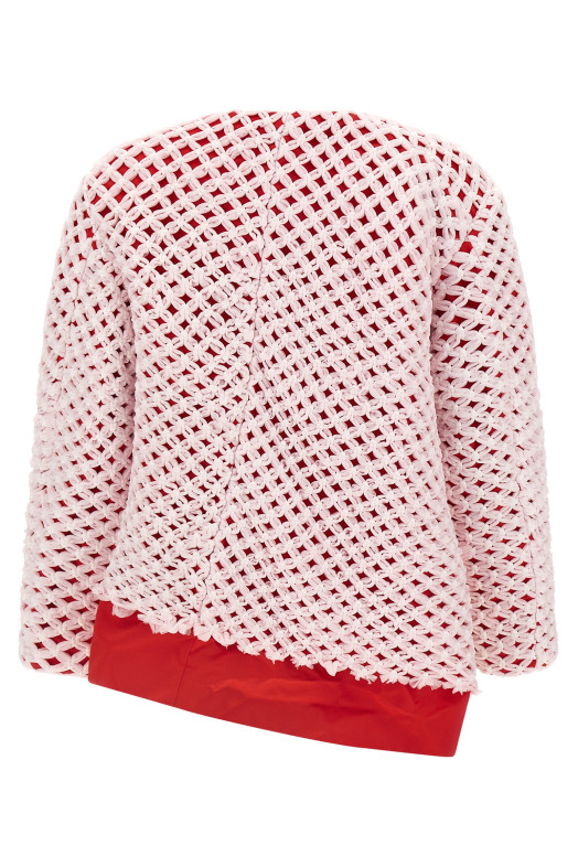 Блейзер с тюлевым переплетением, многоцветный COMME DES GARÇONS GQJ0211