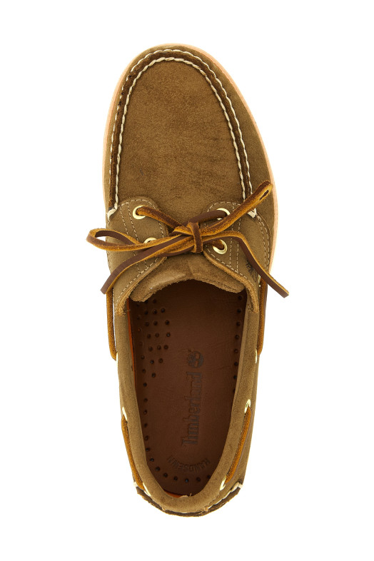 'Crafted' boat shoe Green