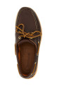 'Crafted' boat shoe Brown