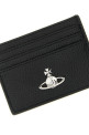 Orb logo card holder Black