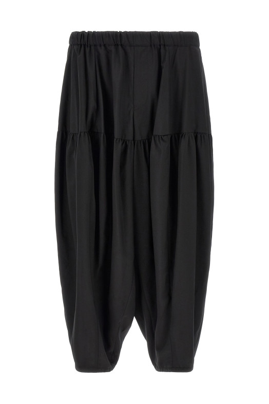 Barrel leg pants Black
