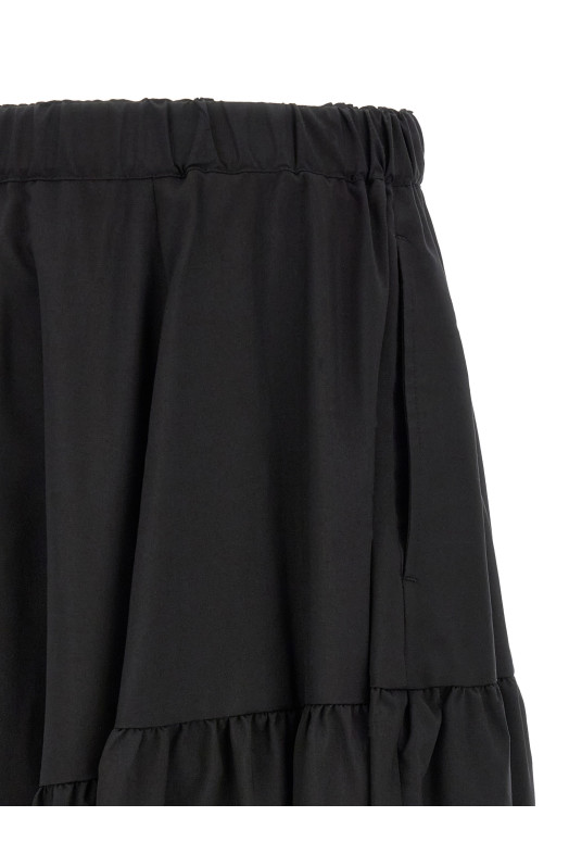 Barrel leg pants Black