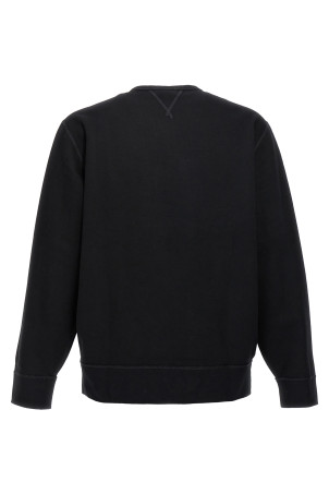 Sweatshirt with embroidered logo Black