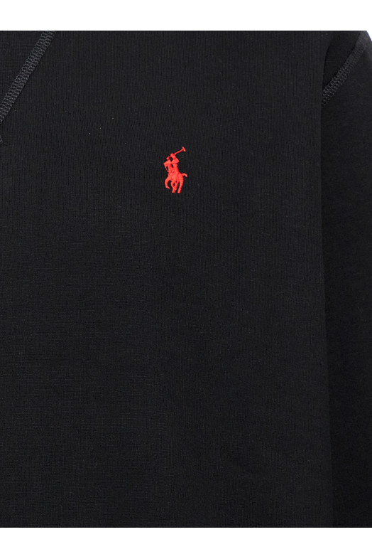 Sweatshirt with embroidered logo Black