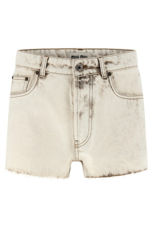 Denim shorts Gray