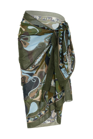 'Orchidee' sarong skirt Multicolor